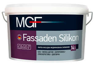 Краска фасадная латексная MGF Fassaden Silikon M790, 3,5 кг, белая 101804 фото